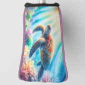 Onder de oceaan zee schildpad golfheadcover (Draai 90)