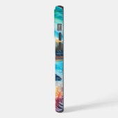 Onder de oceaan zee schildpad iPhone hoesje (Linkerkant)