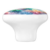 Onder de oceaan zee schildpad keramische knop (Zijkant)