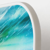 Onder de oceaan zee schildpad pickleball paddle (Links Detail)