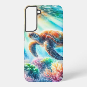 Onder de oceaan zee schildpad samsung galaxy hoesje