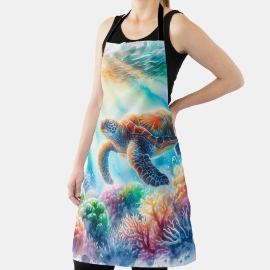 Onder de oceaan zee schildpad schort (Insitu)