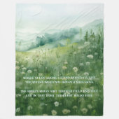 Onder de Open Sky Fleece Deken (Voorkant)