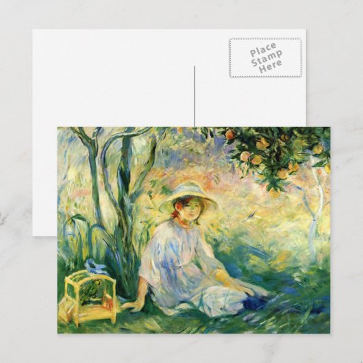 Onder de Orangetree van Berthe Morisot Briefkaart (Voorkant / Achterkant)
