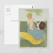 Onder de Paardse kastanjeboom Mary Cassatt Briefkaart (Voorkant / Achterkant)