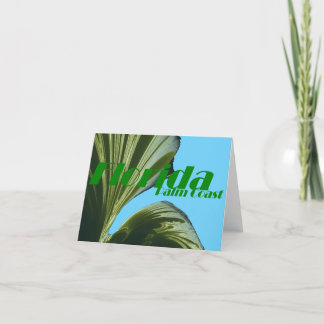 Onder de Palm Tree Note Kaart