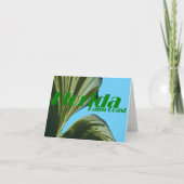 Onder de Palm Tree Note Kaart (Voorkant)