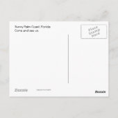 Onder de Palm Tree Post Card Briefkaart (Achterkant)