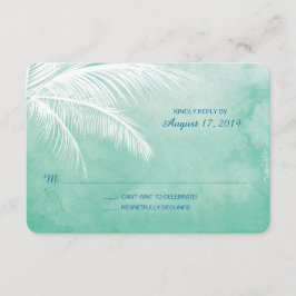 Onder de palmbomen | RSVP Waterverf Wedding RSVP