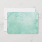 Onder de palmbomen | RSVP Waterverf Wedding RSVP (Achterkant)