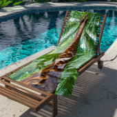 Onder de palmboom strandlaken