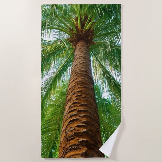 Onder de palmboom strandlaken (Voorkant)