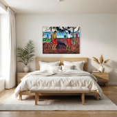 Onder de Pandanus I Poster