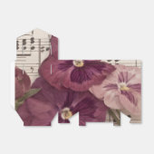 Onder de Pansies Bedankdoosjes (Uitgevouwen)