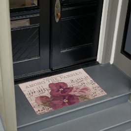 Onder de Pansies Deurmat