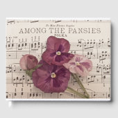 Onder de Pansies Gastenboek (Voorkant)