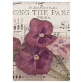 Onder de Pansies Klembord (Achterkant)