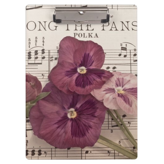 Onder de Pansies Klembord (Voorkant)