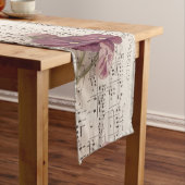 Onder de Pansies Korte Tafelloper (Voorbeeld)