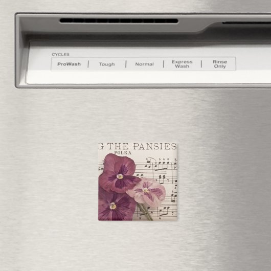 Onder de Pansies Magneet (Insitu (Vaatwasser))