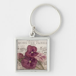 Onder de Pansies Sleutelhanger