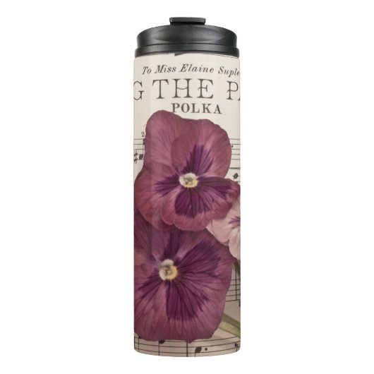 Onder de Pansies Thermosbeker (Voorkant)