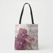 Onder de Pansies Tote Bag (Voorkant)