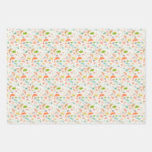 Onder de papierset voor de partij Zee van 3 Inpakpapier Vel (Voorkant)