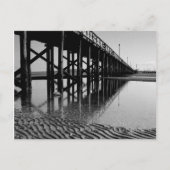 Onder de pier briefkaart (Voorkant)