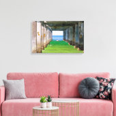 Onder de pier canvas afdruk (Insitu (Woonkamer))