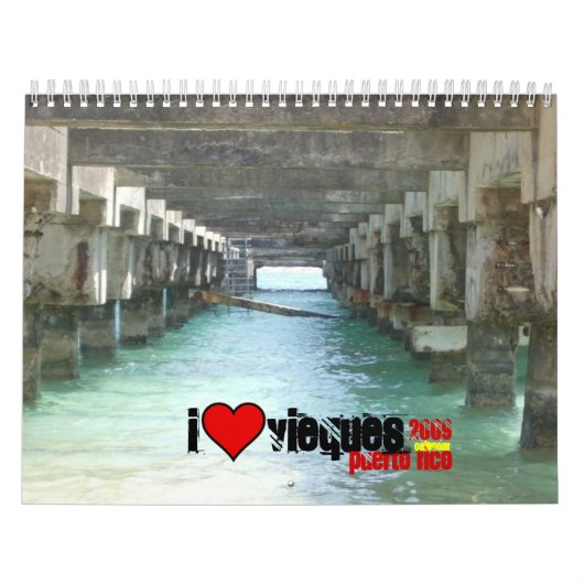 Onder de pier in Esperanza, hart, 2009, puert... Kalender (Hoes)