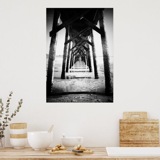 Onder de pier poster (Keuken)