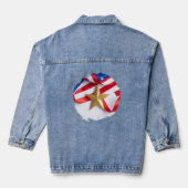 Onder de plooien van de vlag denim jacket (Achterkant)