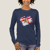 Onder de Plooien van de Vlag Tri-Blend Shirt (Voorkant)