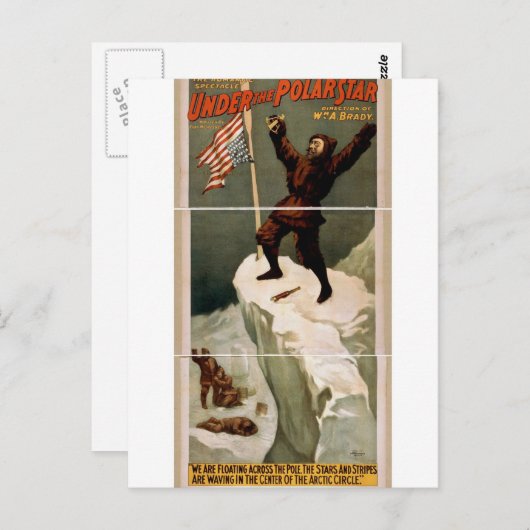 Onder de Polarstar Briefkaart (Voorkant / Achterkant)