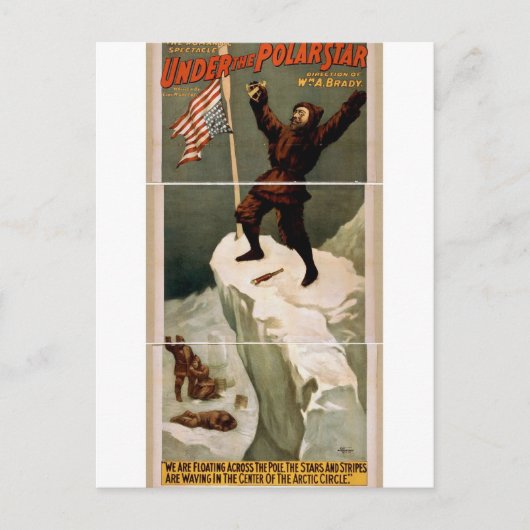 Onder de Polarstar Briefkaart (Voorkant)