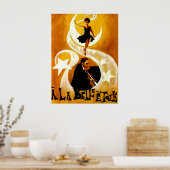 Onder de prachtige sterren op het Canvas Poster (Keuken)
