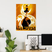 Onder de prachtige sterren op het Canvas Poster (Thuiskantoor)