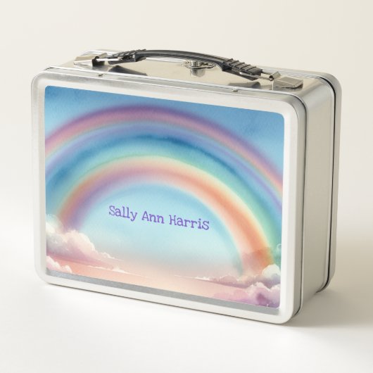 Onder de regenboog lunchbox (Achterkant)