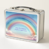 Onder de regenboog lunchbox (Voorkant)