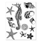 Onder de rubberstempel Ocean (Afrduk)