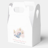 Onder de See Sweet Whale Floral Baby shower Bedankdoosjes (Geopend)