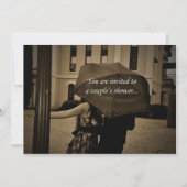 Onder de showuitnodiging van paraplu's kaart (Voorkant)