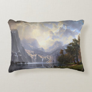 Onder de Sierra Nevada-bergen door Bierstadt Accent Kussen