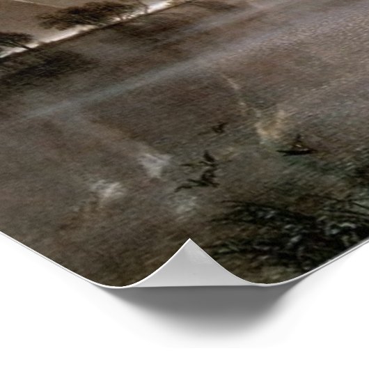 Onder de Sierra Nevada bergen Poster (Hoek)