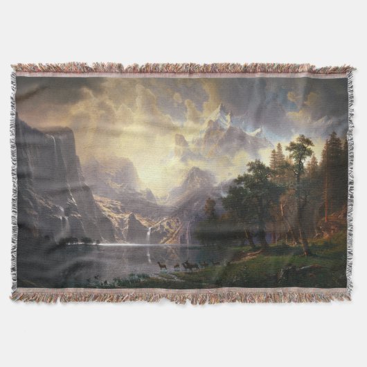 Onder de Sierra Nevada, Californië, Bierstadt Art Deken (Voorkant)