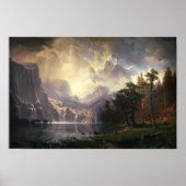 Onder de Sierra Nevada, Californië, Bierstadt Art Poster (Voorkant)