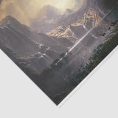 Onder de Sierra Nevada, Californië, Bierstadt Art Tissuepapier (Detail)