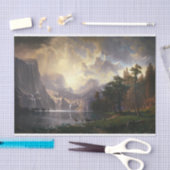 Onder de Sierra Nevada, Californië, Bierstadt Art Tissuepapier (Craft)