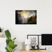 Onder de Sierra Nevada door Albert Bierstadt Poster (Thuiskantoor)